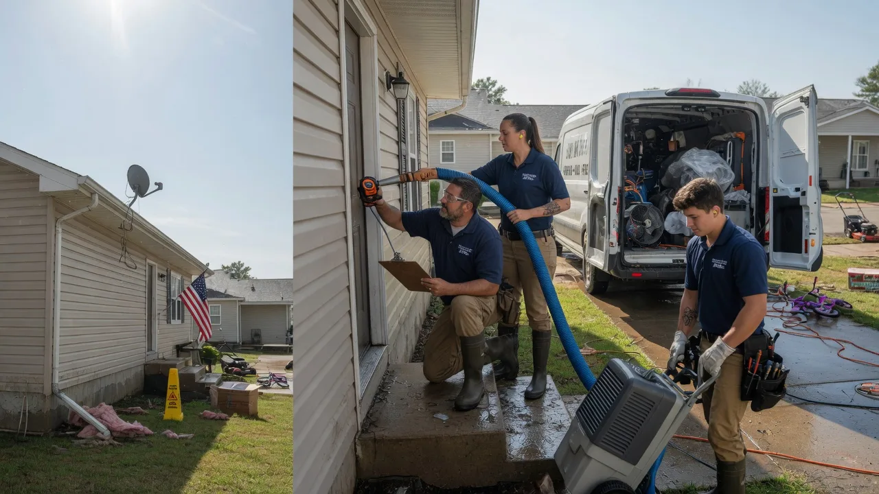 Ceiling Water Damage Restoration in Scandinavia, WI near me
